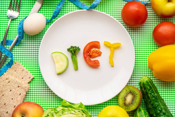  diet plan for weight loss and treatment. Selective focus. - Photo, Image
