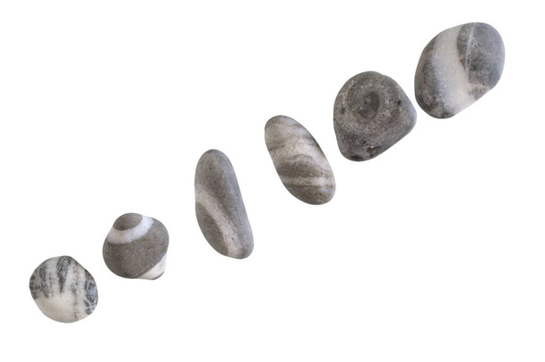 Isolaten van stenen, getextureerd, van studiokwaliteit gefotografeerd - Foto, afbeelding