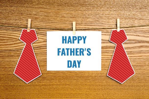 happy father's day greetings card - Photo, image
