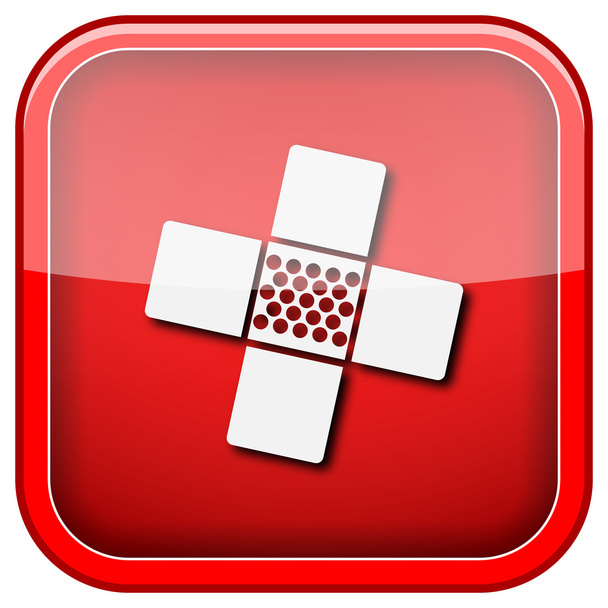 medische patch pictogram - Foto, afbeelding