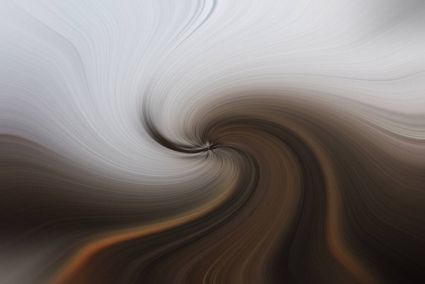 Abstrakcyjny obraz złożony z kolorowych linii tworzących spirale - Zdjęcie, obraz