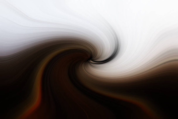 Abstract image composed of colored lines that create spirals - Photo, Image
