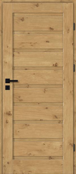 Vnitřní dveře, dřevěné, plné, dubové - Fotografie, Obrázek
