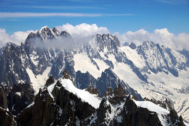 Na masywie Mont Blanc - Zdjęcie, obraz