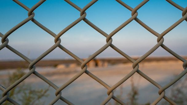 Background image of a garden chain link fence fence - Photo, Image