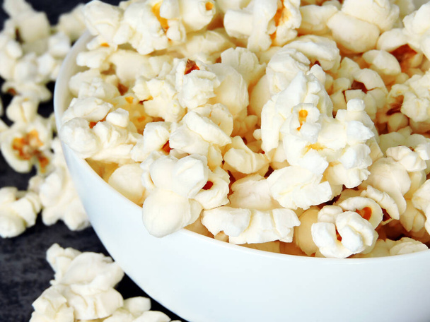 Fresh hot homemade popcorn. - Photo, image