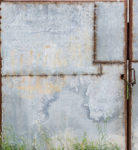 Metal texture painted on window and door - Fotó, kép