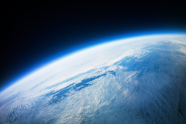 Nahaufnahmen aus dem Weltraum - 20km über der Erde - echtes Foto - Foto, Bild