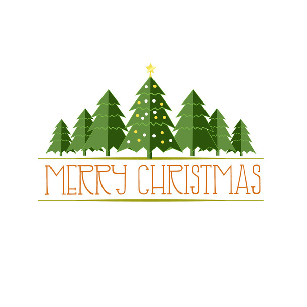 Vector illustration of Merry Christmas background - Вектор, зображення