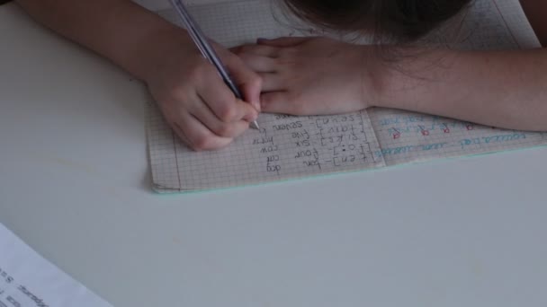 Om thuis Engelse les te leren over afstandsonderwijs - Video