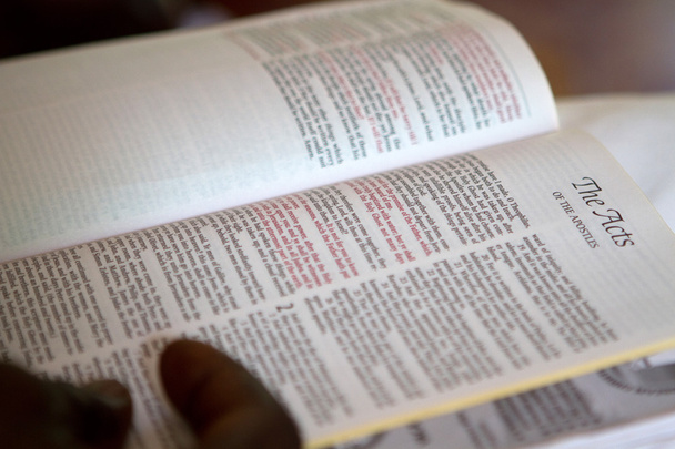 Biblia abierta a los actos
 - Foto, imagen