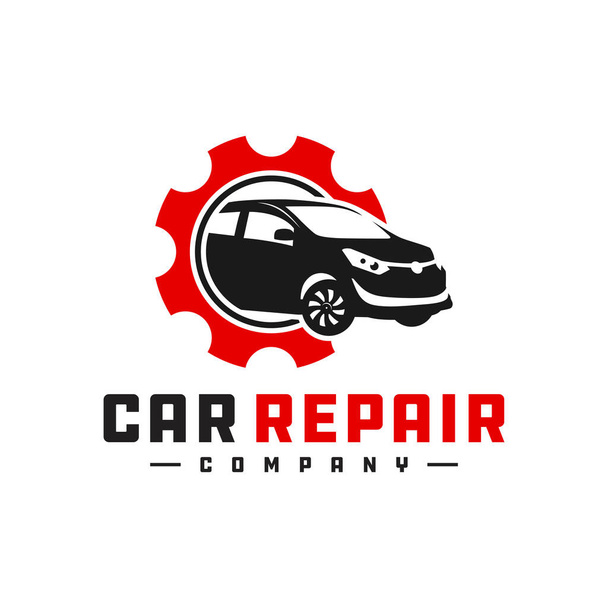 car repair shop logo design - Vector, Image