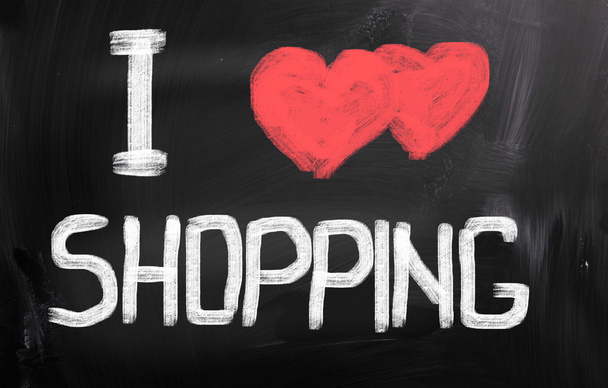 I Love Shopping Concept - Photo, Image