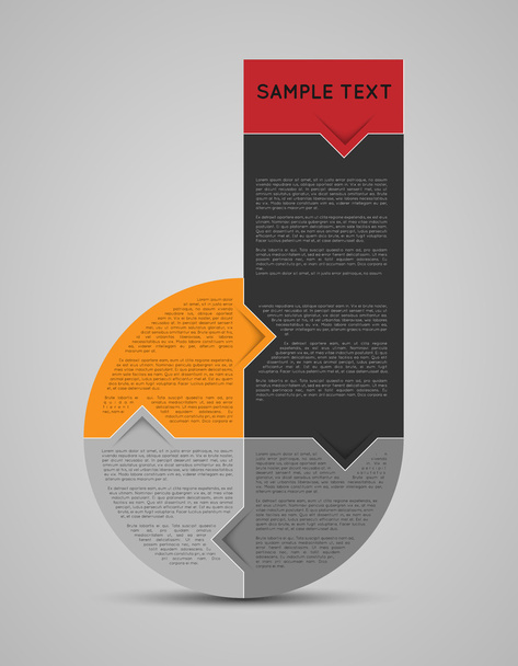 abstract infographic template - Vector, Image