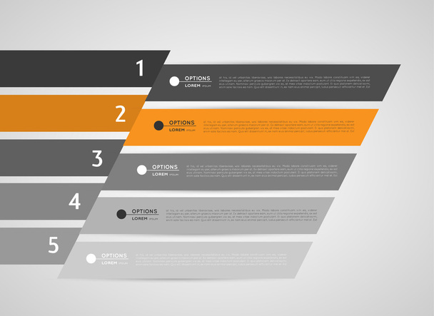 infographic banners, design elements - Vektor, obrázek