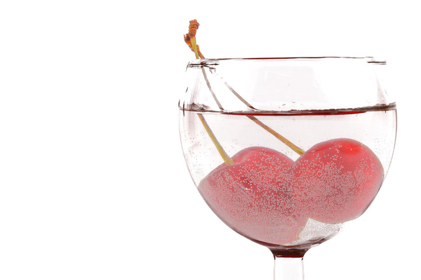Cherry in water - Photo, Image