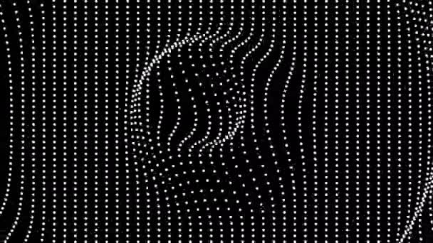 Pyöreä aaltoilu kuvio samankeskisten ympyröiden rings.Motion pisteitä texture.Video rakenne kartoitus käsite
 - Materiaali, video