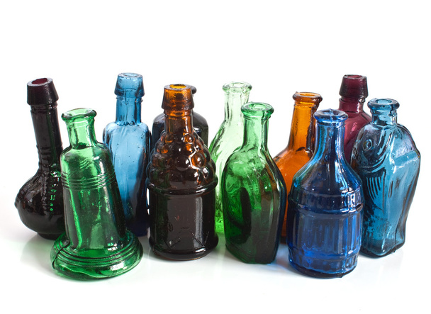 Colourful minitature bottles - Foto, Imagem