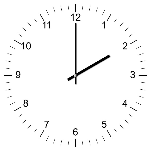 Clock Illustration 2:00 - Photo, Image