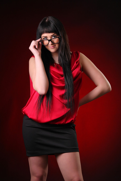 girl with glasses - Photo, image