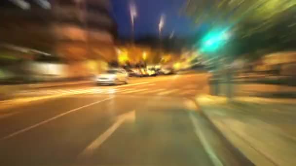 weg stad bij nacht - Video