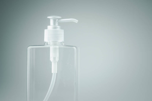 Blank realistic plastic pump bottle. Close up - Photo, Image