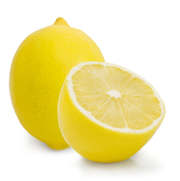 Ripe lemons. Isolated on white background - Zdjęcie, obraz