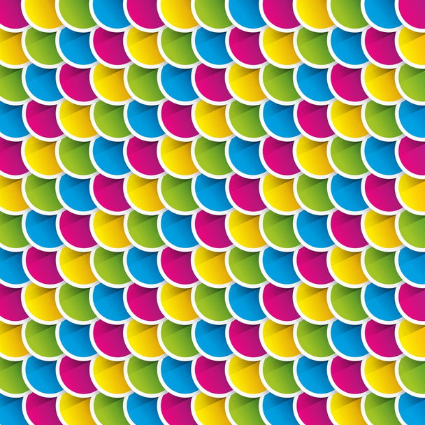 Creative colorful circles background - Vector, Image