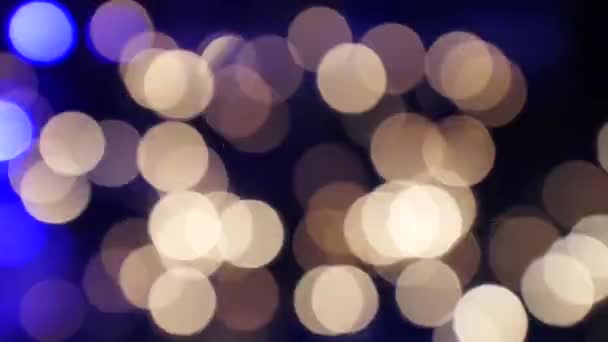 Christmas lighting glow, bokeh No.03 - Footage, Video