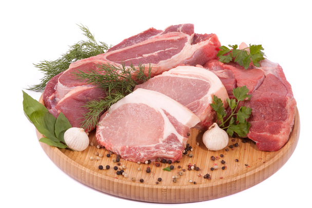 Сировина свіжого м'яса
 - Фото, зображення