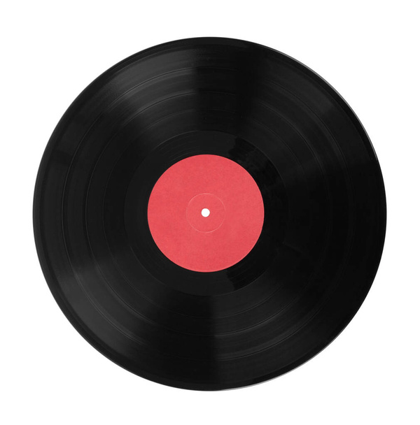Old vinyl records isolated on white background - Foto, Imagem