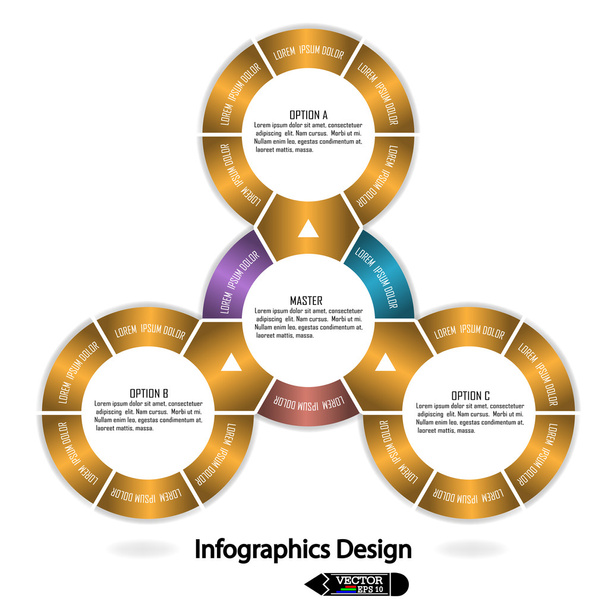 Modern infographics banner. - Vector, Image
