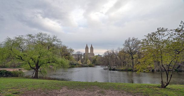 At he lake in Central Park, New York City, Manhattan - Foto, Imagem