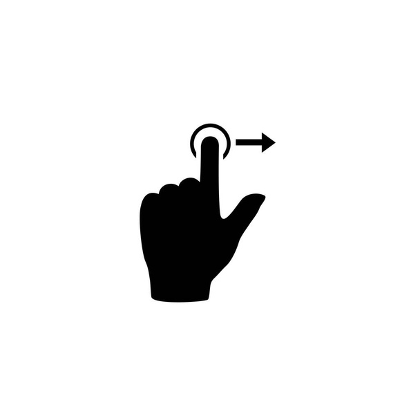 Gesture touch slide vector icon - Vector, Image