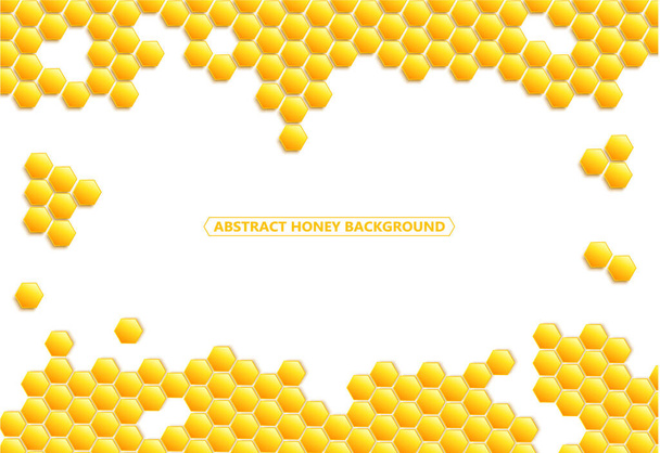 Honingraat achtergrond vector illustratie - Vector, afbeelding