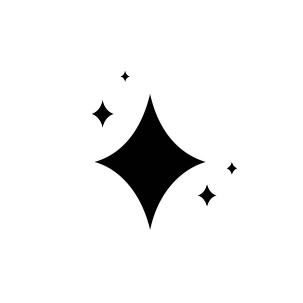 Icono de brillo, icono de estrella limpia. Ilustración vectorial
 - Vector, Imagen