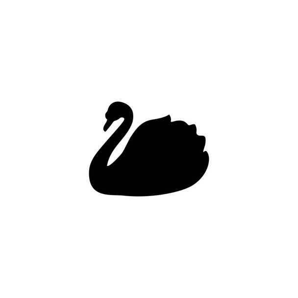 白鳥のロゴとシンボルベクトルイラスト  - ベクター画像