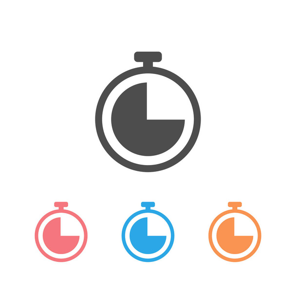 Time icon set. Clock icon.  Vector illustration - Vector, Image