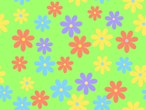 Vector floral pattern - Vektör, Görsel