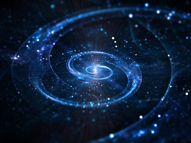Spiral Galaxy στο βαθύ διάστημα - Φωτογραφία, εικόνα