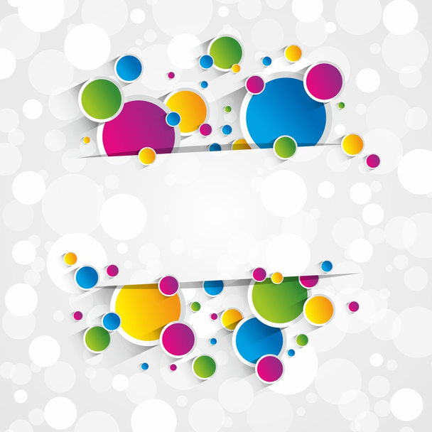 Cercles colorés créatifs fond
 - Vecteur, image
