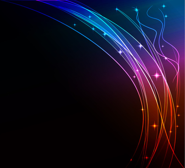 Abstract glowing background - Vector, afbeelding