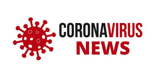 Covid 19 News Banner poszter. Novel Coronavirus Covid 19 NCoV - Vektor - Vektor, kép