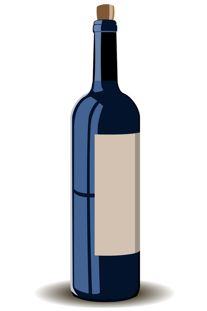 Lahvička vektoru vína - Vektor, obrázek