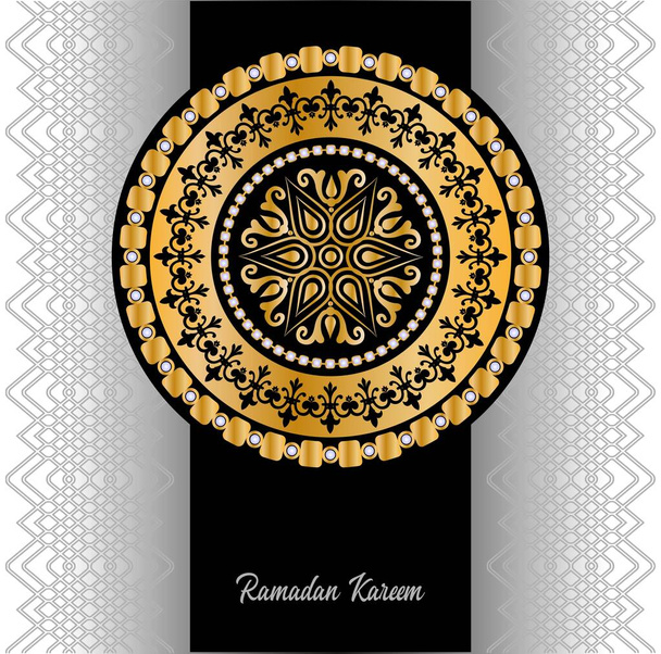 ramadan cartão kareem fundo vetorial - Vetor, Imagem