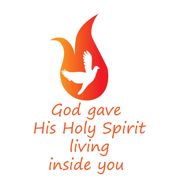 Pentecost Pazar Özel Alıntısı - Vektör, Görsel
