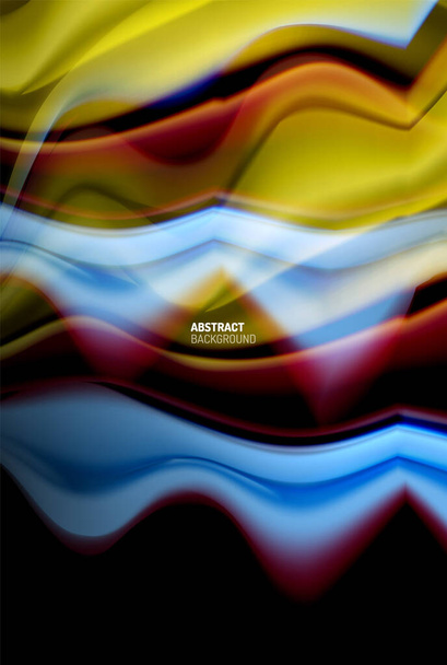 Gradientes líquidos fondo abstracto, diseño de póster de patrón de onda de color para papel pintado, Banner, Fondo, Tarjeta, Ilustración de libro, landing page
 - Vector, imagen