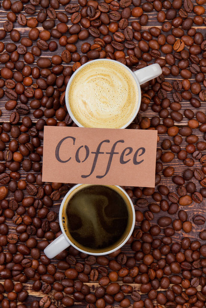 Tasse de café et cappuccino
. - Photo, image