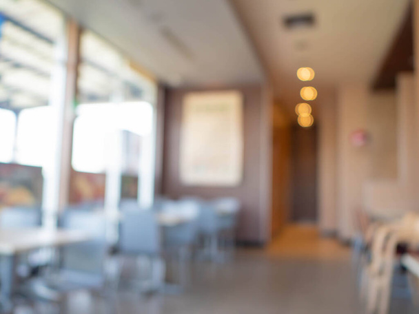 Fast food restaurant abstract blur background - Φωτογραφία, εικόνα