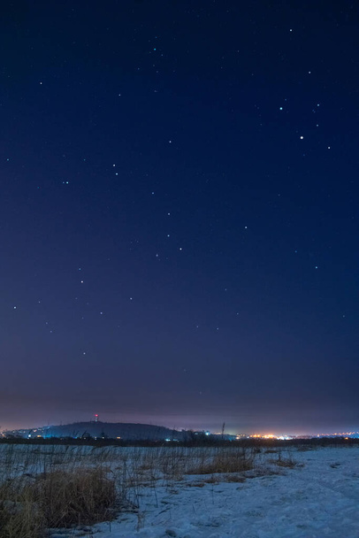 ciel nocturne avec étoiles - Photo, image